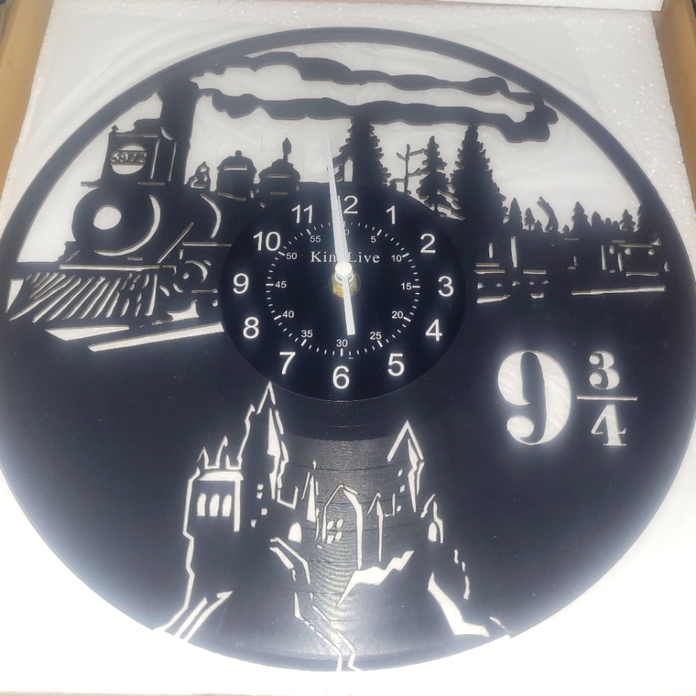 Harry Potter record vinyl clock (new)